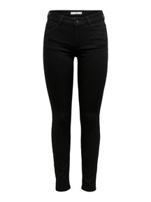Jeans de rendimiento - Negro (Mid -Wist)