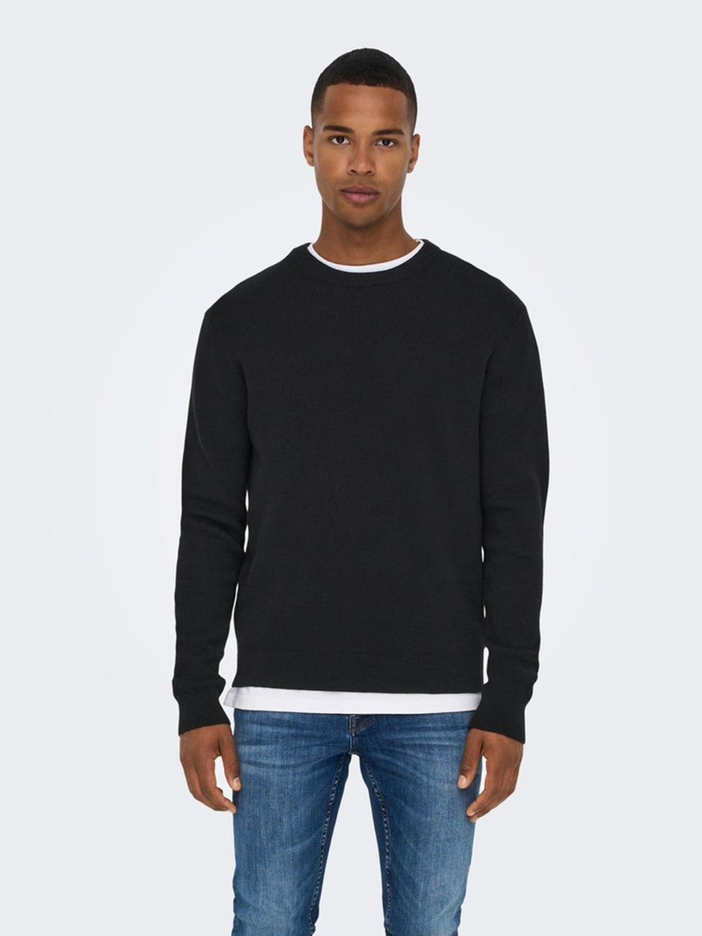 Phil Knit Pulstover - Negro
