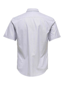 Camisa de manga corta - gris claro