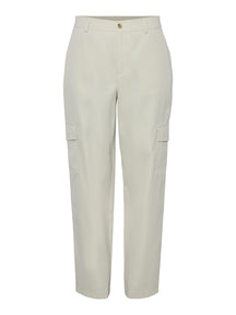 Pantalones de carga de Sille - pimienta blanca