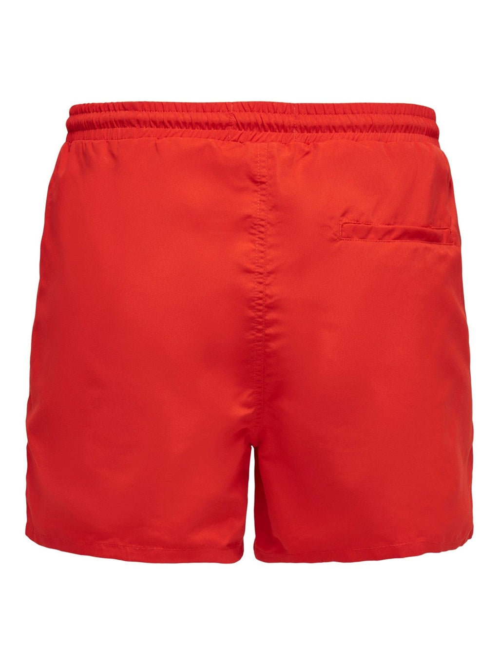 Pantalones cortos de natación con cordero - rojo