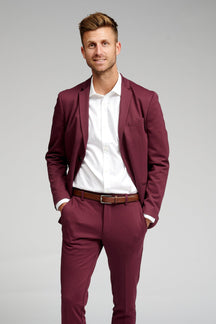 Performance Suit™️ (Burgundy) + Performance Shirt - Package Deal