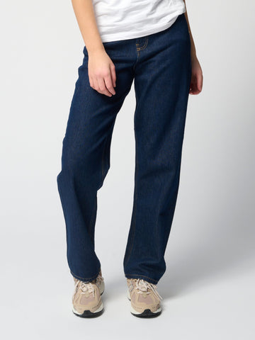 El rendimiento original de los jeans sueltos - mezclilla azul oscuro