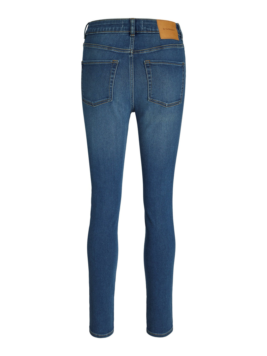 El rendimiento original de los jeans delgados - mezclilla azul claro