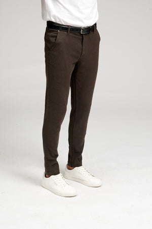 The Original Performance Structure Pants - Dark Brown - TeeShoppen Group™ - Pants - TeeShoppen