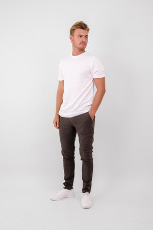 The Original Performance Structure Pants (Regular) - Dark Brown - TeeShoppen Group™ - Pants - TeeShoppen