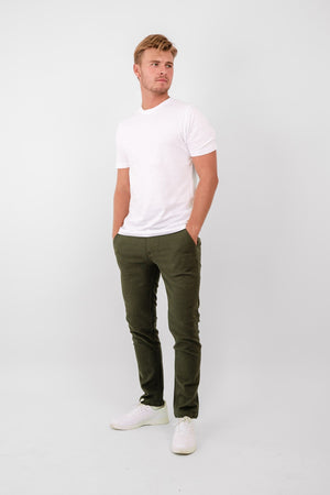 The Original Performance Structure Pants (Regular) - Dark Green - TeeShoppen Group™ - Pants - TeeShoppen