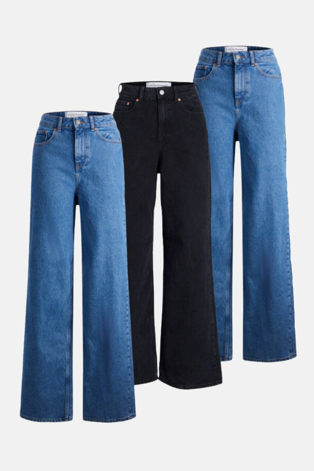 Los jeans amplios de rendimiento originales - paquete (3 pcs).