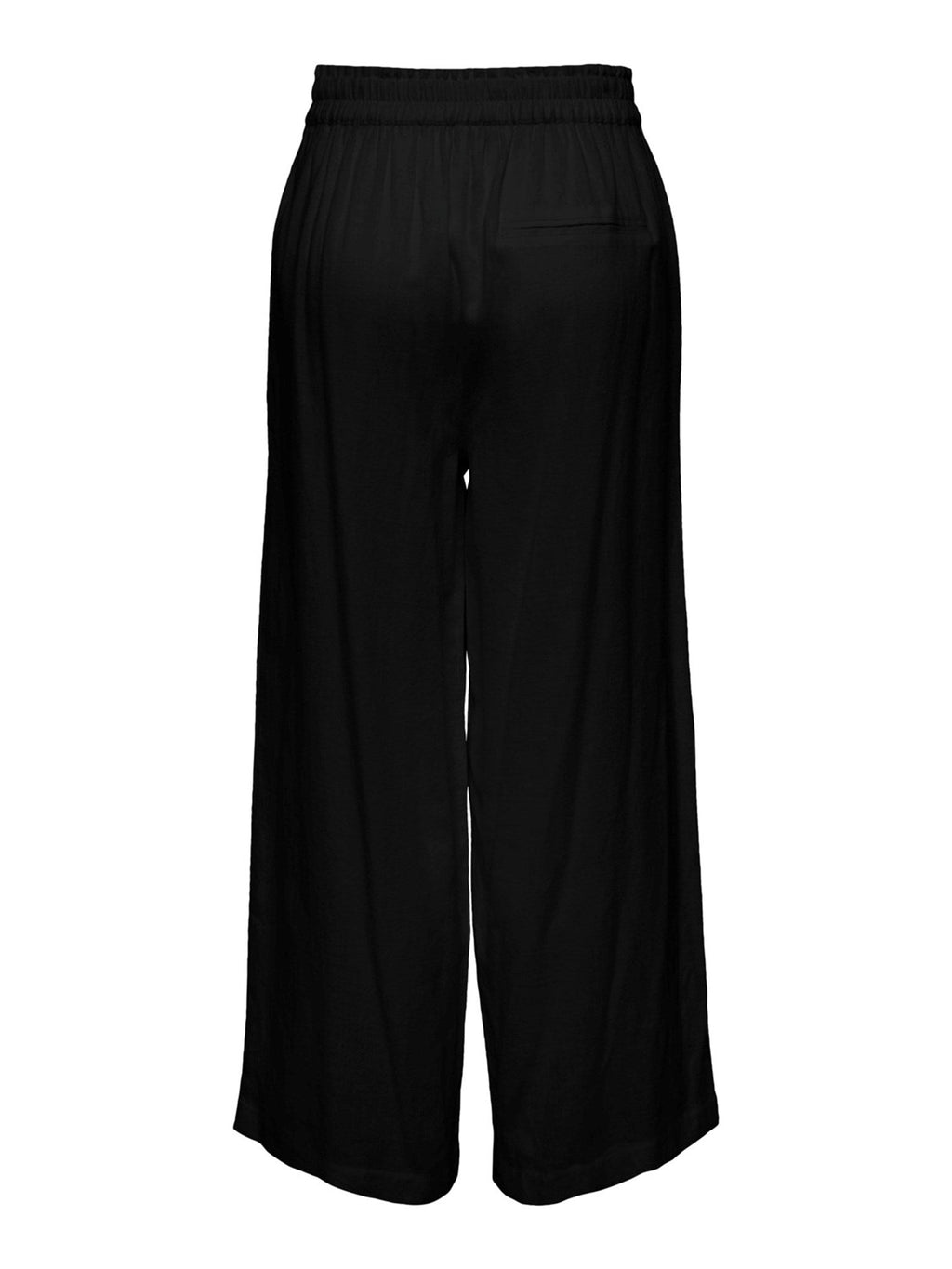 Pantalones de lino de cintura alta de Tokio - negro