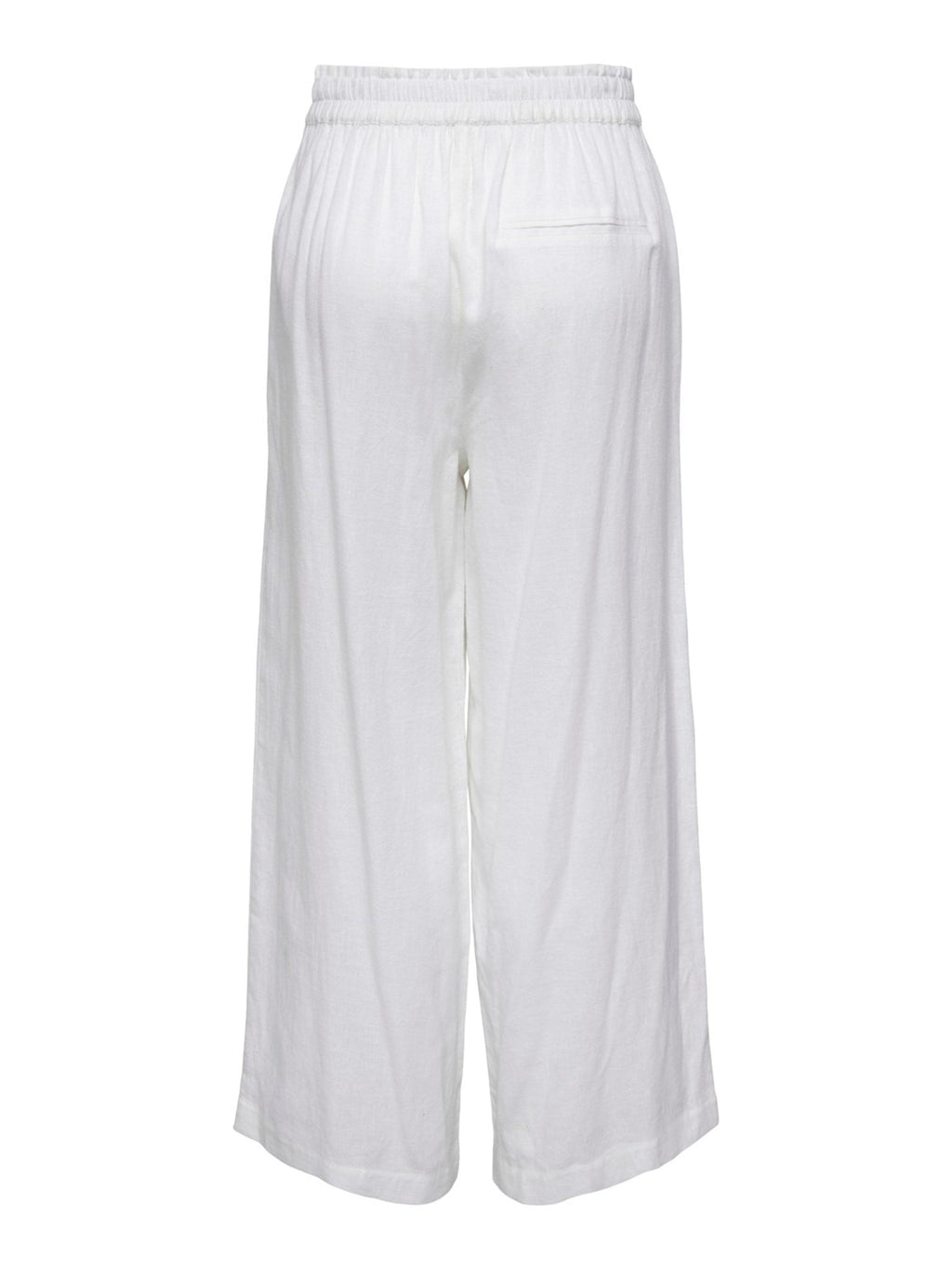 Pantalones de lino de Tokio - blanco brillante