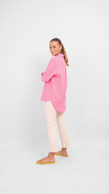 Camisa de lino de Tokio - Sachet Pink
